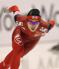 速滑世界杯-于静500米胜奥运冠军摘金王北星夺铜