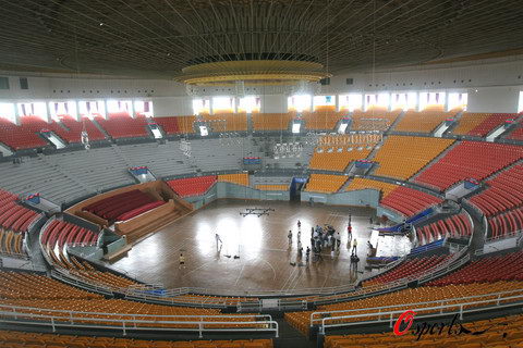 北京工人体育馆位于北京朝阳门外工体路