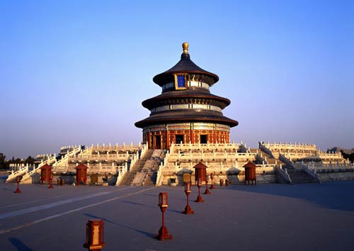 图文-中国奥运城市之旅之北京 天坛公园祈年殿