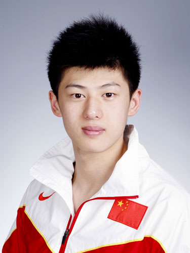 图文-北京奥运会中国代表团成立 游泳队队员邓