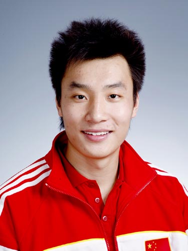 图文-北京奥运会中国代表团成立 排球队队员崔建军