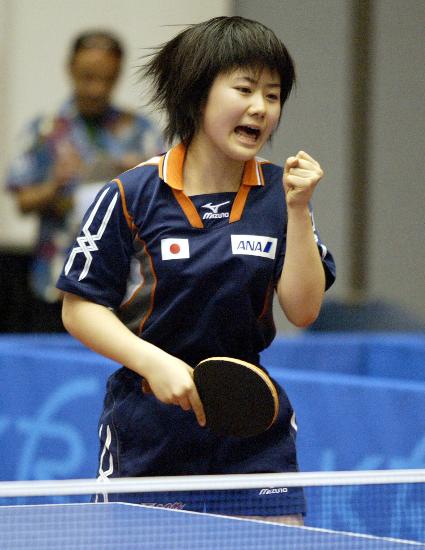 图文-奥运乒乓球赛两项第一 “最轻量级”冠军