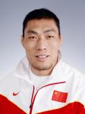 图文-北京奥运中国代表团成立 摔跤队队员梁磊