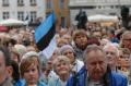 图文-爱沙尼亚举行奥运庆功会 民众等待英雄回归