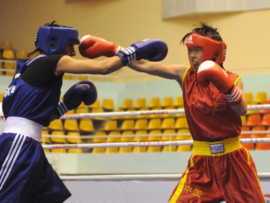 图文-女子拳击世锦赛赛况 实力相当势均力敌_