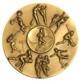 图文-徽章里的乒乓球汉城亚运会铜质纪念章