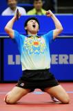 图文-王皓夺得世乒赛男单冠军获胜一刻跪地庆祝