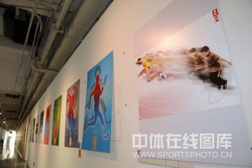 -中国体育美术作品展览开幕式 展品内容丰富_