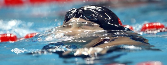 图文-全运会男子100米仰泳半决赛 张宇赛后出
