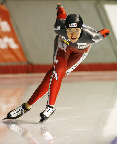 图文-加拿大速滑冬奥会选拔赛 女子3000米冠军