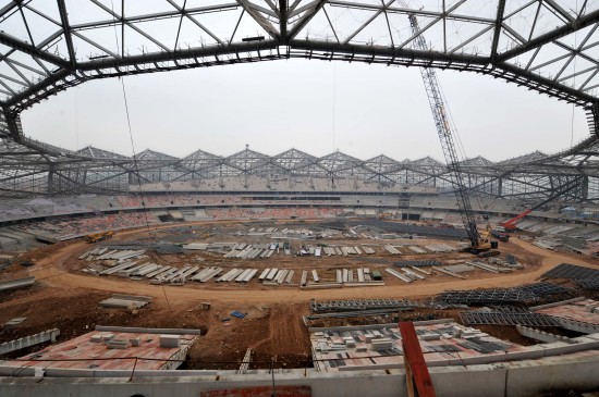 图文2011深圳世界大运会主体育场主体育场内