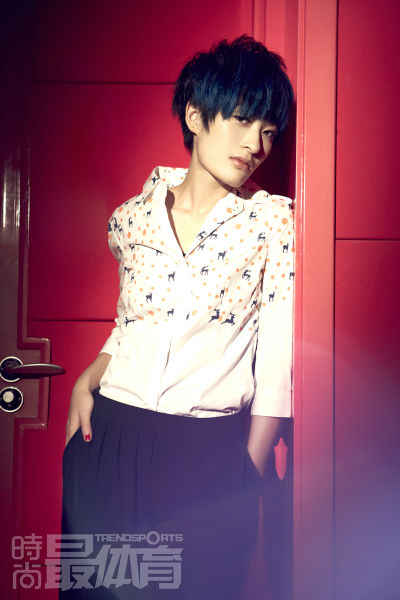 图文-最女郎曾轶可拍摄个性写真 狮子座女生_