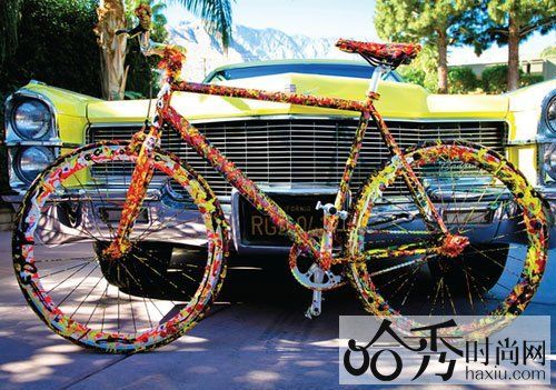 美国艺术家创造世界最贵艺术自行车