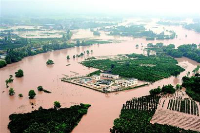 图文:成都蒲江暴雨成灾_其他栏目