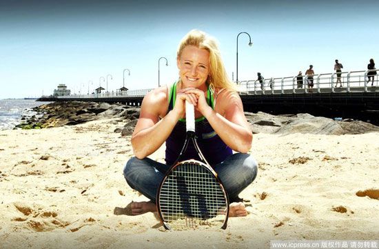 【网球】奥地利美女墨尔本沙滩拍摄写真 - 体育