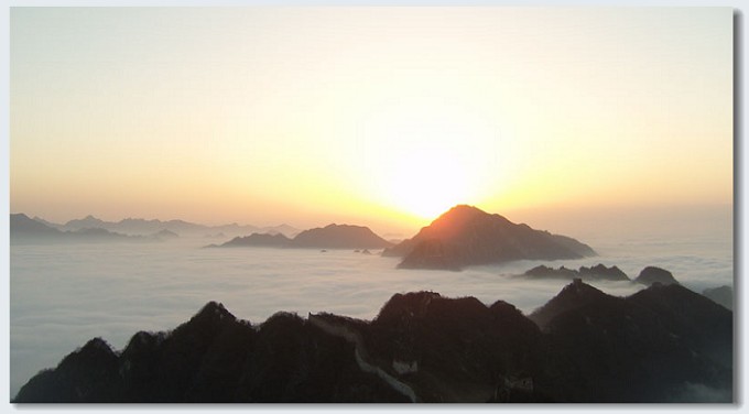 随长城一起云中漫步——北京结慕田峪长城穿越