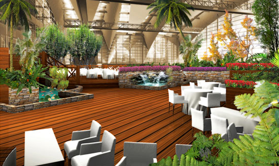 Public Food Court Concept Drawing Public Food Court Concept Drawing