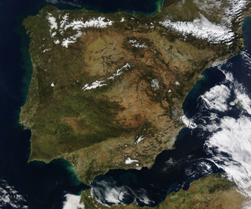 欧洲卫星云图图片