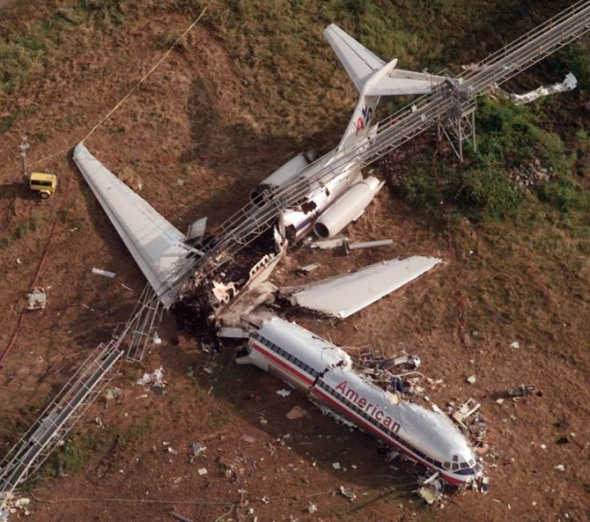 美国航空1号航班空难图片