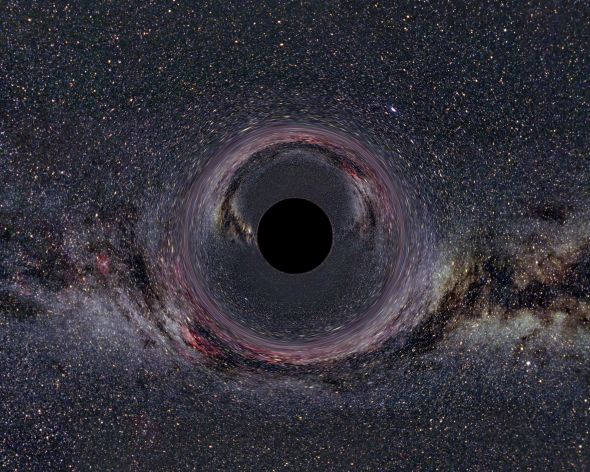 麒麟座黑洞图片