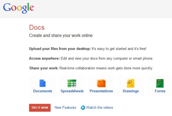 Google Docs是谷歌在企业市场的探索之一