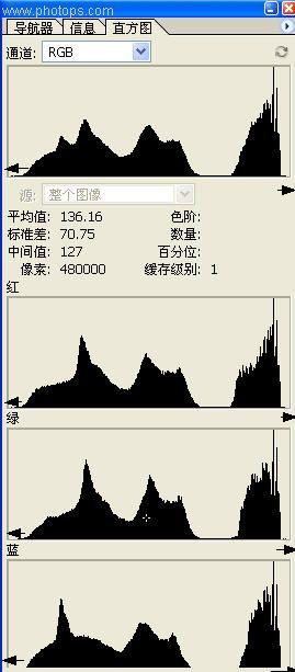 photoshop基礎運用色階調整灰暗的圖片