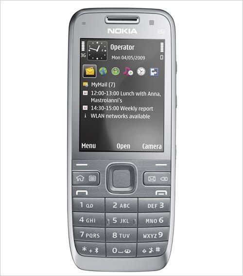 一个月超长待机 轻薄诺基亚e52正式发布_手机_科技时代_新浪网