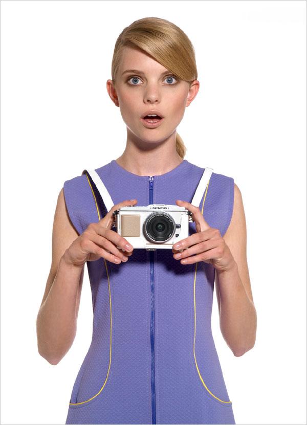 美女也爱专业相机 奥林巴斯e-p1国外图赏