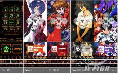 炫酷时尚 夏普sh-06a福音战士版图赏(2)