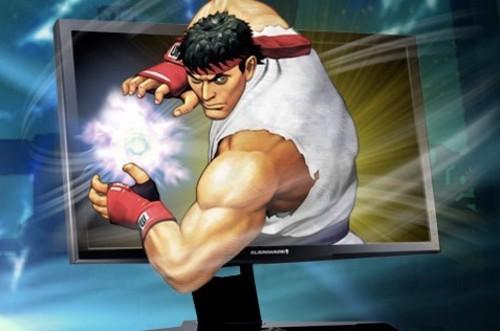 街霸白人出没alienware高清显示器上市