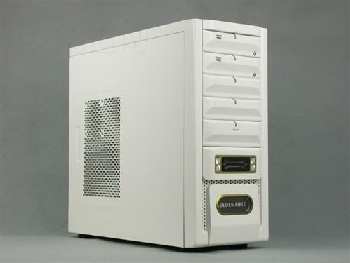白色彰显尊贵金河田7618b机箱热卖中