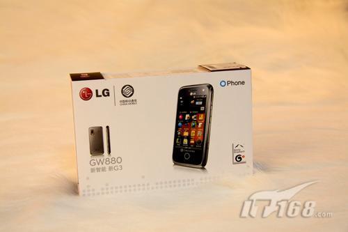 oms系统 lg触屏3g手机gw880开箱赏