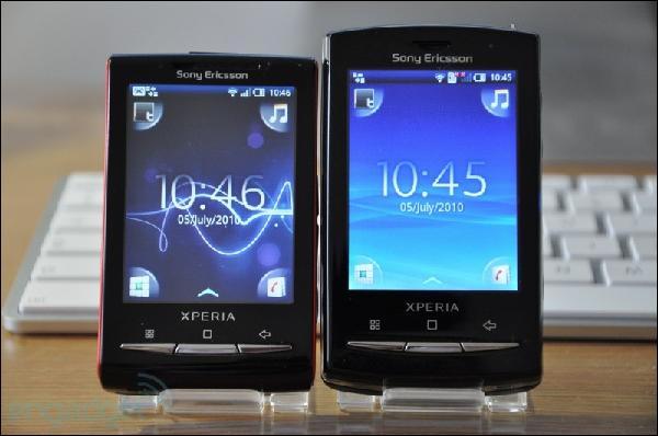 绝代双骄 索爱x10 mini/pro双机图赏_手机_科技时代_新浪网