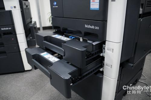 柯尼卡美能达bizhub283 黑白复合机全国首测