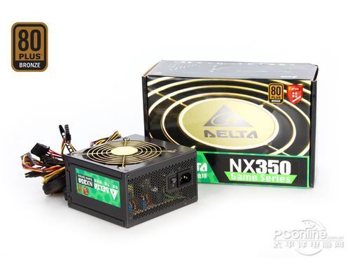 80plus铜牌认证 台达nx350电源劲爆399