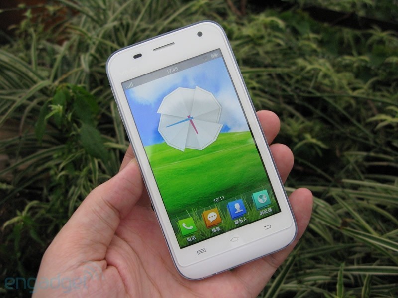 白色时尚android 步步高vivo s7美图赏