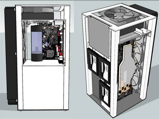 迷你身段itx水冷机箱 海外网友mod秀