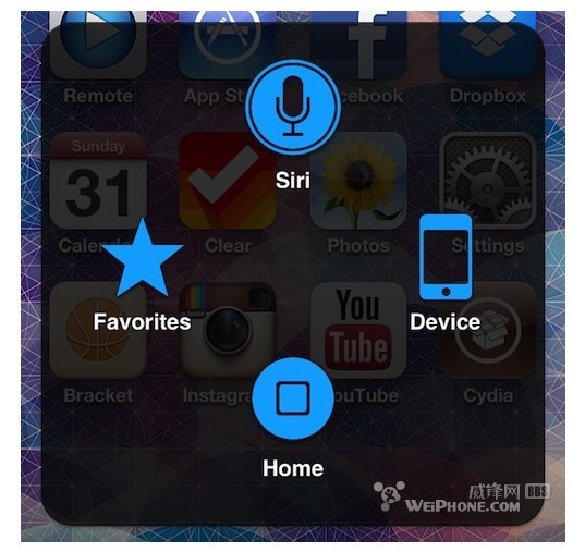 如何进一步利用ios的assistivetouch特性