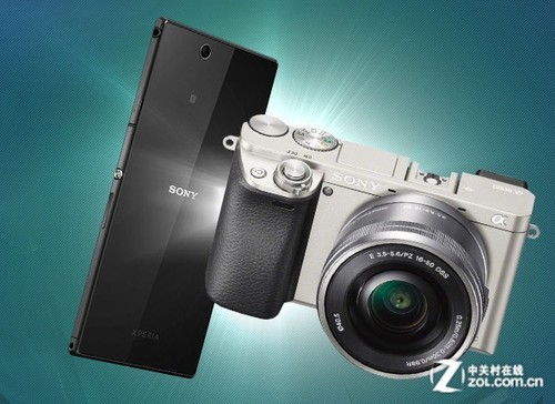 将手机与相机相碰