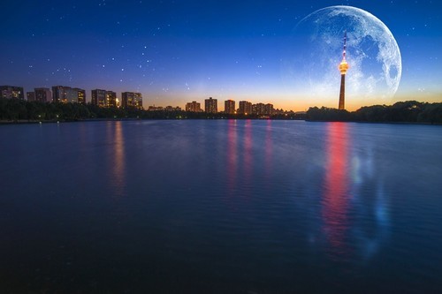 超級月亮誕生記 教你拍攝壯麗城市夜景