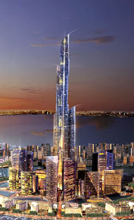 科威特欲造世界第一高楼高达上千米