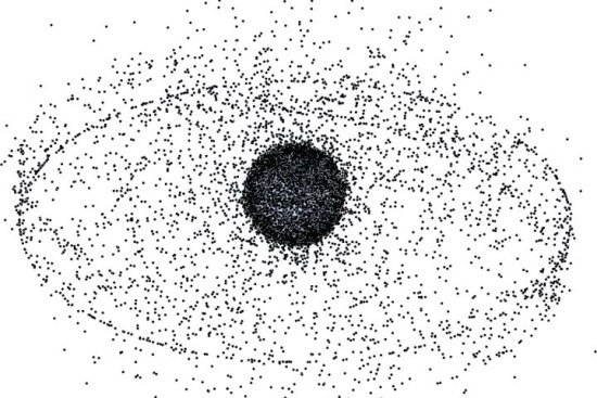 最新太空垃圾图片公布:展示1.9万小碎片(图)