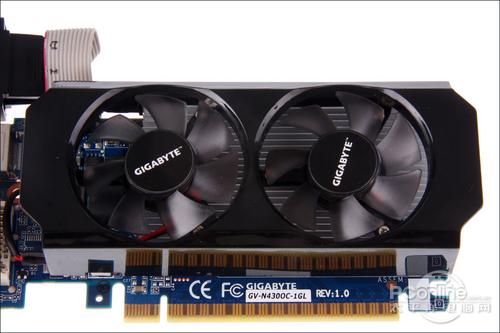 刀版卡也有双风扇技嘉gt430显卡简测