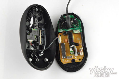 接过mx518的枪 罗技g400鼠标拆解评测