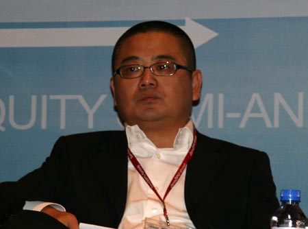 图文:上海联创管理合伙人冯涛参加专场互动