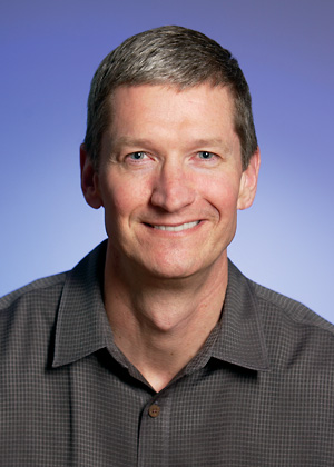 苹果coo蒂姆·库克(tim cook)已经被猎头公司spencer stuart选定为