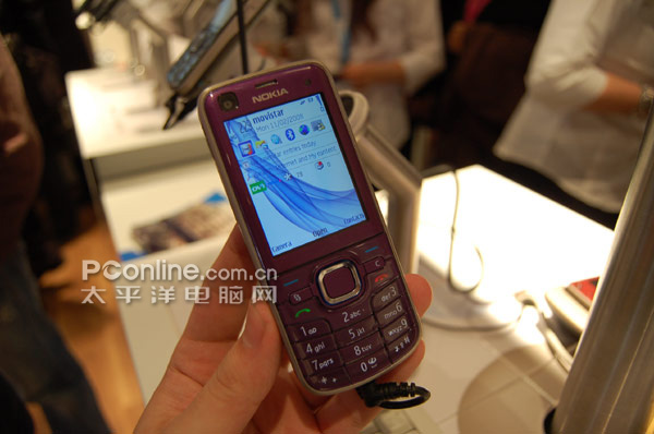 [3gsm 2008]诺基亚500万蔡司直板机6220 clsaaic