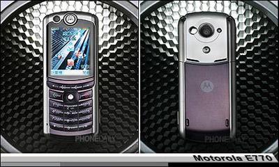 图为摩托罗拉e770