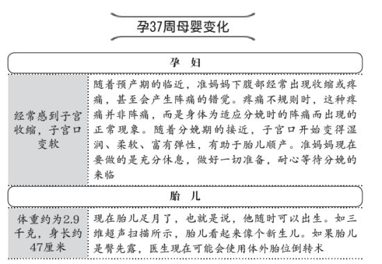 孕37周充分休息吧