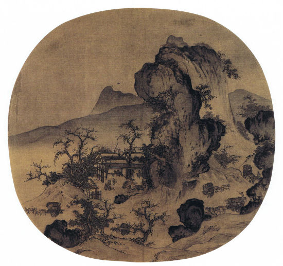 中国古代山水画行旅题材欣赏_书画频道_中华网